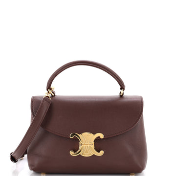 Celine Nino Top Handle Bag Leather Teen