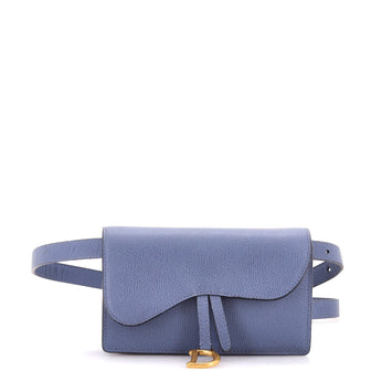 Christian Dior Saddle Rectangular Belt Bag Leather