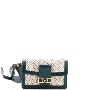 Louis Vuitton Dauphine Bumbag Malletage Monogram Denim