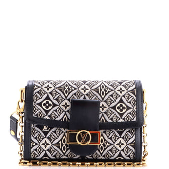 Louis Vuitton Dauphine Shoulder Bag Limited Edition Since 1854 Monogram Jacquard MM