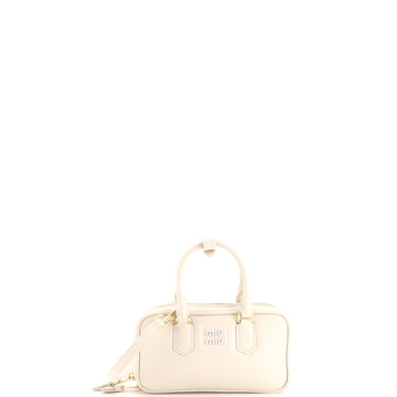Miu Miu Arcadie Top Handle Bag Leather Mini