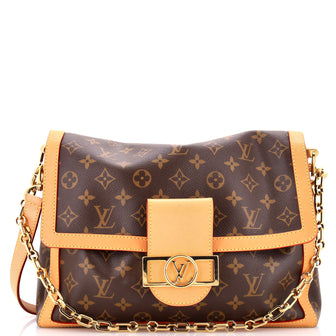 Louis Vuitton Dauphine Soft Shoulder Bag Monogram Canvas GM