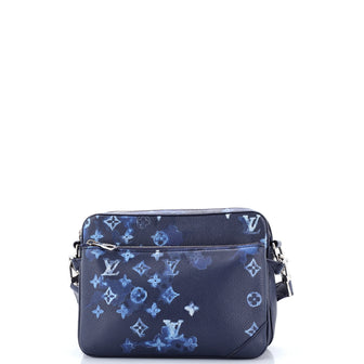 Louis Vuitton Trio Messenger Bag Limited Edition Monogram Ink Watercolor Leather