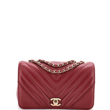 Chanel Statement Flap Bag Chevron Calfskin Mini