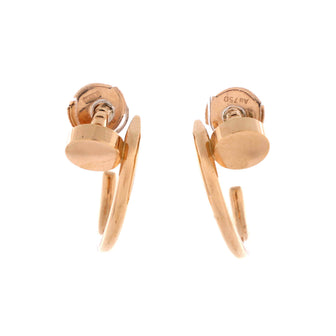 Cartier Juste un Clou Hoop Earrings 18K Rose Gold Small