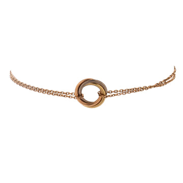 Cartier Trinity Chain Bracelet 18K Tricolor Gold