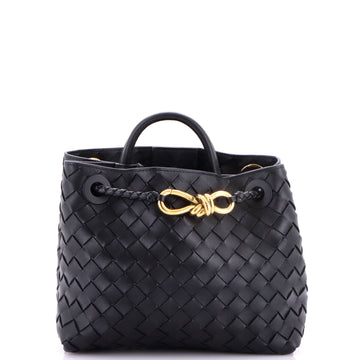 Bottega Veneta Andiamo Top Handle Bag Intrecciato Nappa Small