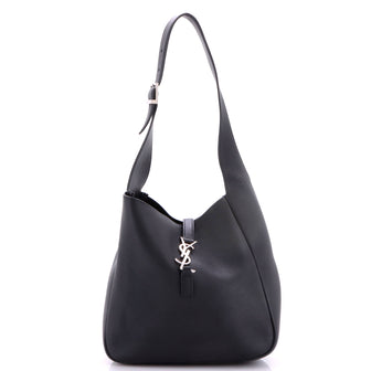 Saint Laurent Le 5 a 7 Supple Hobo Leather Small