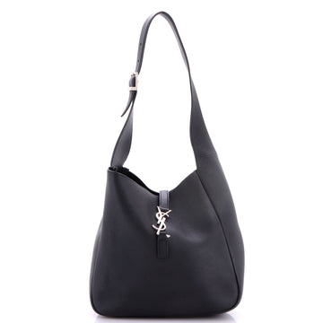 Saint Laurent Le 5 a 7 Supple Hobo Leather Small