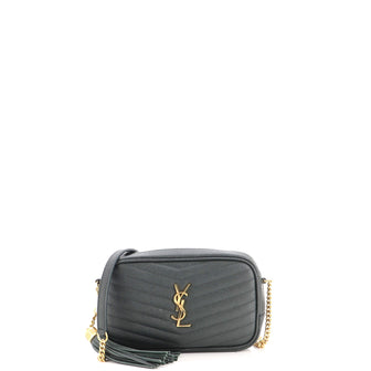 Saint Laurent LouLou Crossbody Bag Matelasse Chevron Leather Mini