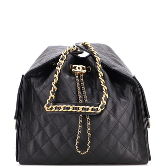 Chanel 25 Hobo Bag Quilted Caviar Medium