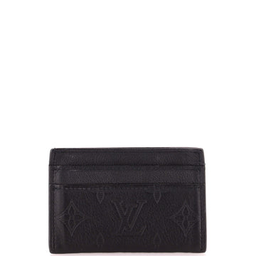 Louis Vuitton Double Card Holder Monogram Shadow Leather