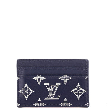 Louis Vuitton Double Card Holder Monogram Shadow Leather