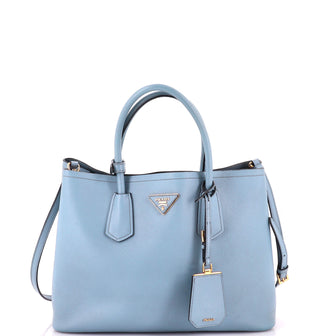Prada Cuir Double Tote Saffiano Leather Medium