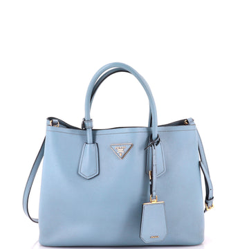 Prada Cuir Double Tote Saffiano Leather Medium