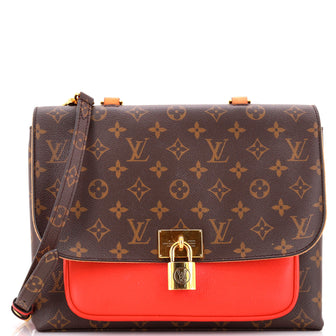Louis Vuitton Marignan Handbag Monogram Canvas with Leather