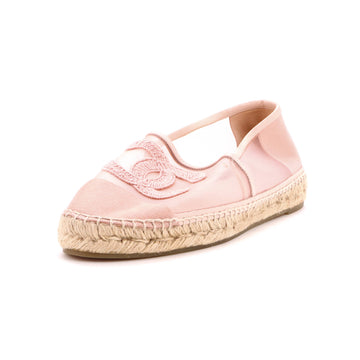 Chanel Women's CC Cap Toe Espadrilles Mesh