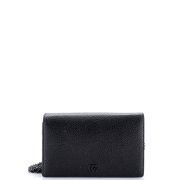 Gucci Petite GG Marmont Chain Wallet Leather Mini