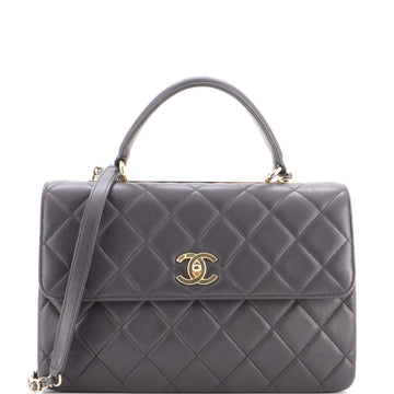 Chanel Trendy CC Top Handle Bag Quilted Lambskin Medium