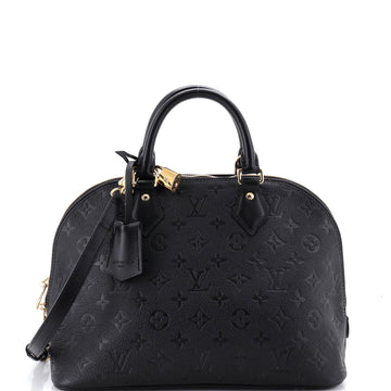 Louis Vuitton Alma Handbag Monogram Empreinte Leather PM