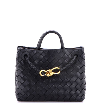 Bottega Veneta Andiamo Top Handle Bag Intrecciato Nappa Small