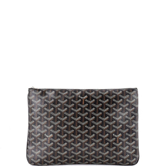 Goyard Senat Zip Pouch Coated Canvas MM