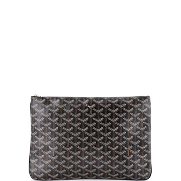 Goyard Senat Zip Pouch Coated Canvas MM