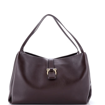 Salvatore Ferragamo Mia Tote Leather Large