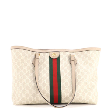 Gucci Ophidia Shopping Tote GG Coated Canvas Medium