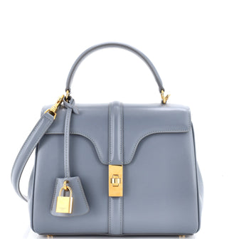 Celine 16 Top Handle Bag Smooth Calfskin Small