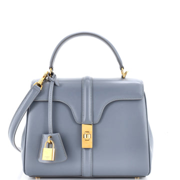 Celine 16 Top Handle Bag Smooth Calfskin Small