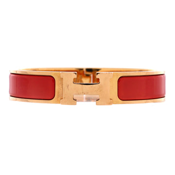 Hermes Clic H Bracelet Enamel Narrow