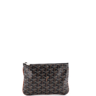 Goyard Senat Zip Pouch Coated Canvas PM