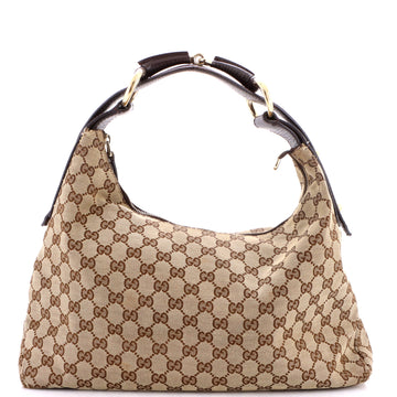 Gucci Horsebit Hobo GG Canvas Medium