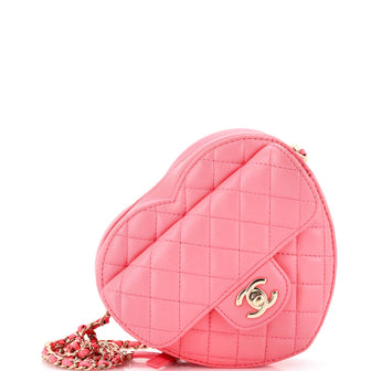 Chanel CC in Love Heart Bag Quilted Lambskin