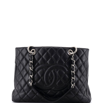 Chanel Grand Shopping Tote Quilted Caviar XL