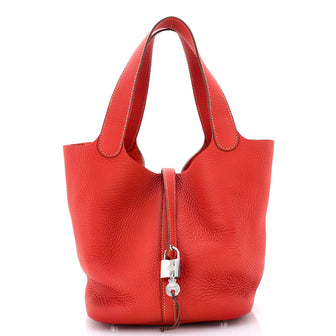Hermes Picotin Lock Bag Clemence MM