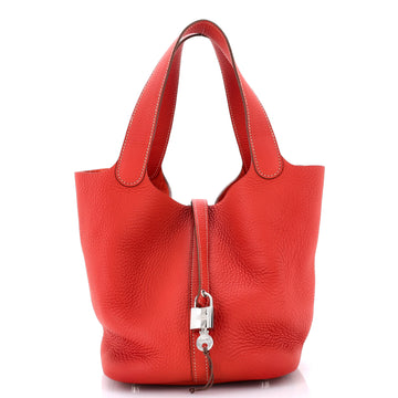 Hermes Picotin Lock Bag Clemence MM