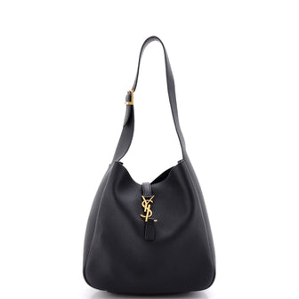 Saint Laurent Le 5 a 7 Supple Hobo Leather Small