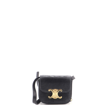 Celine Claude Shoulder Bag Lizard Mini