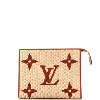 Louis Vuitton Toiletry Pouch Monogram Giant Raffia 26