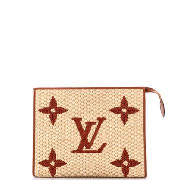 Louis Vuitton Toiletry Pouch Monogram Giant Raffia 26