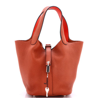 Hermes Eclat Picotin Lock Bag Clemence PM