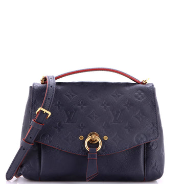Louis Vuitton Blanche Handbag Monogram Empreinte Leather BB
