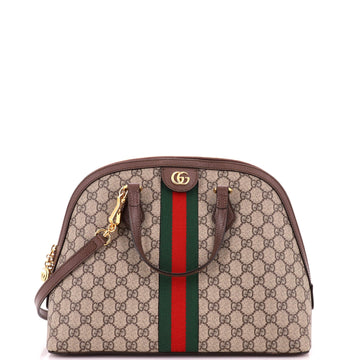 Gucci Ophidia Dome Top Handle Bag GG Coated Canvas Medium