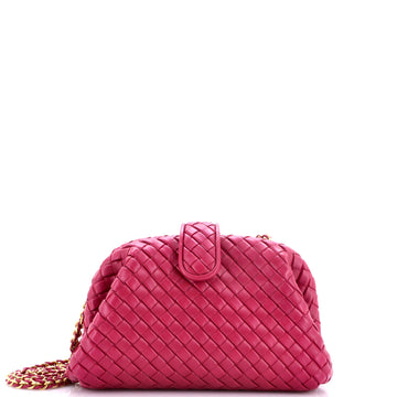 Bottega Veneta Lauren 1980 Clutch with Chain Intrecciato Nappa Teen