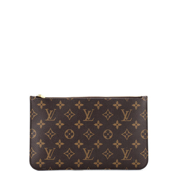 Louis Vuitton Neverfull Pochette Monogram Canvas Large
