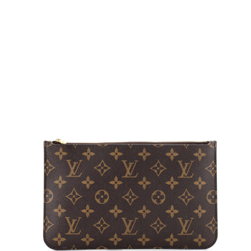 Louis Vuitton Neverfull Pochette Monogram Canvas Large