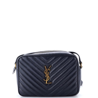 Saint Laurent Lou Camera Bag Matelasse Chevron Leather Small
