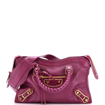 Balenciaga City Classic Metallic Edge Bag Leather Small